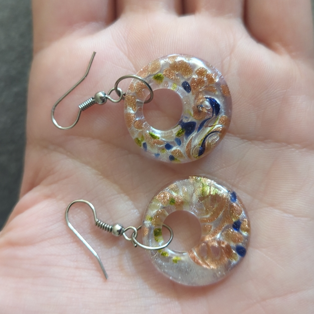 Colorful Resin Earrings
